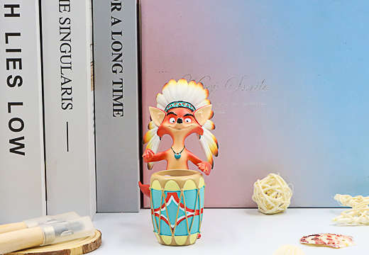 印第安狐狸潮玩摆件定制