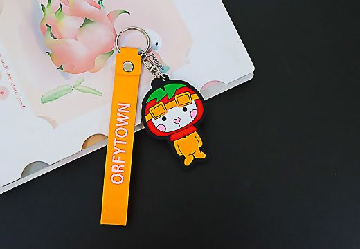 莓莓侠软胶钥匙扣挂件定制
