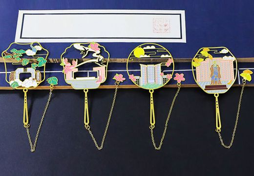 记忆金属镂空书签定制