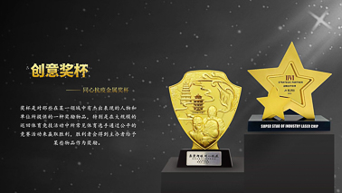 一般老员工发放什么奖杯？