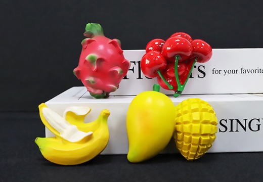 创意水果树脂冰箱贴定制