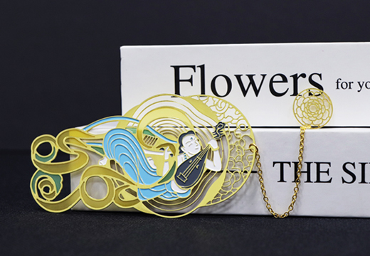 乐舞飞天金属书签定制