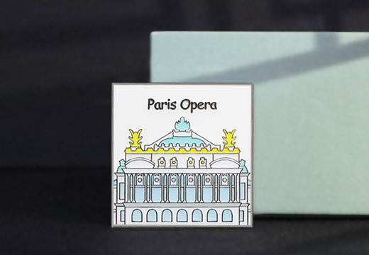 巴黎歌剧院金属徽章定制
