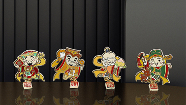 什么是仿珐琅徽章？