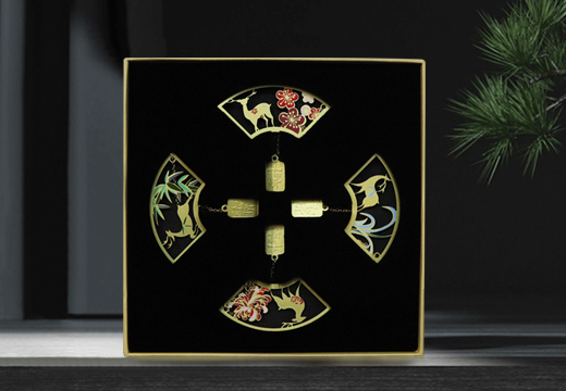 鹿君子金属书签定制