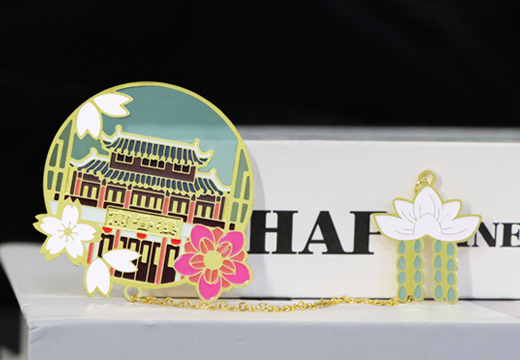 明清宫苑金属书签定制