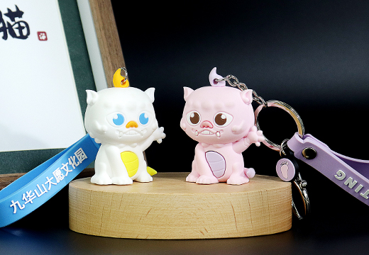 可爱怪兽PVC软胶钥匙扣定制