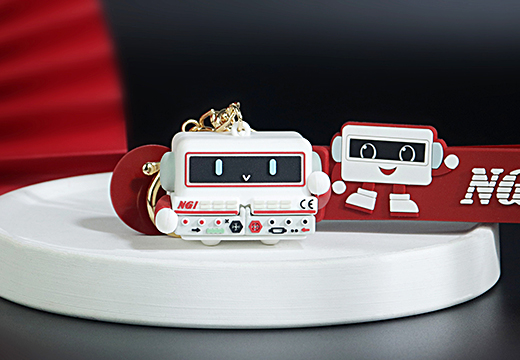 智能小电池PVC软胶钥匙扣