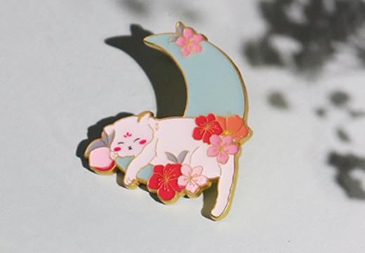 夜光金属烤漆徽章定制