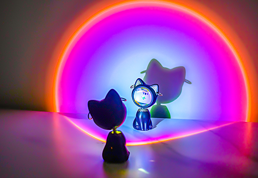 创意潮玩夕阳灯摆件定制