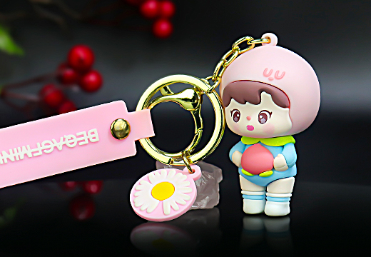 卡通公仔PVC软胶钥匙扣定制