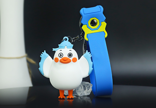 小海鸥软胶钥匙扣定制