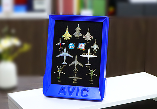 航空航天金属徽章套装定制