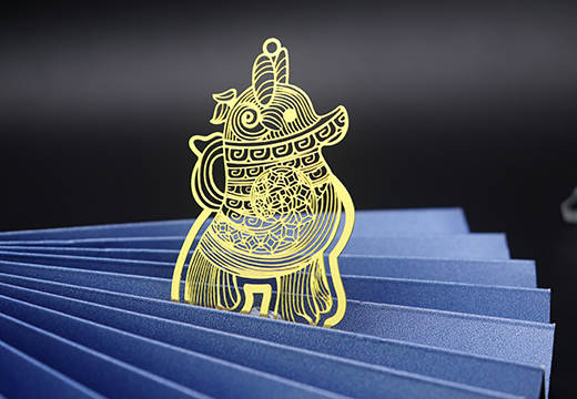 博物馆文创金属镂空书签定制