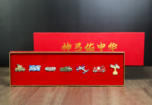 中国航天金属徽章套装定制
