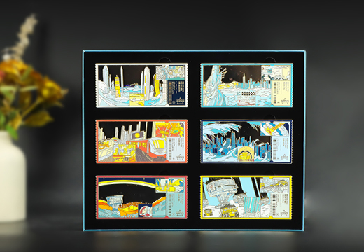 流浪地球流沙票根冰箱贴套装