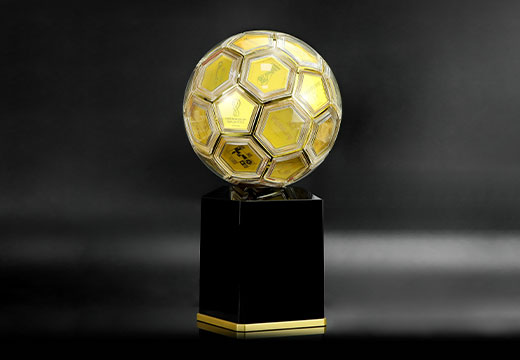 卡塔尔幸运球纪念奖杯定制