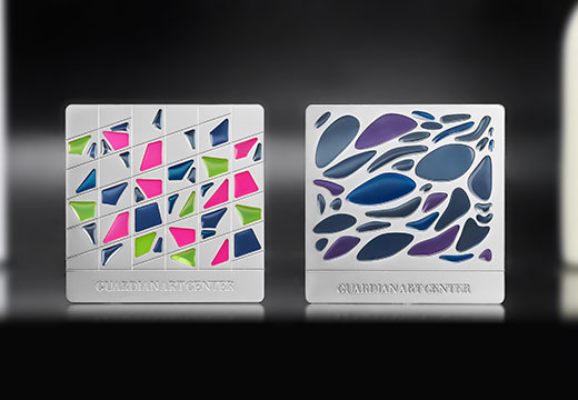 方形透明珐琅金属冰箱贴定制