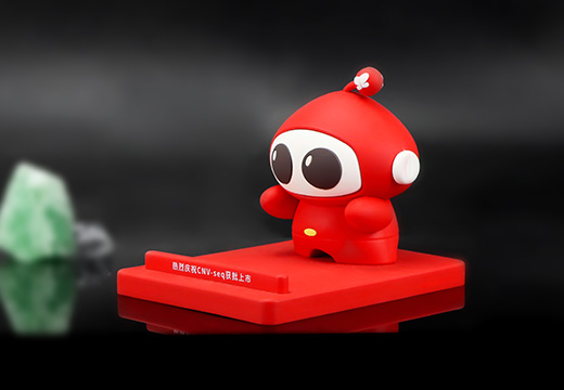 软胶公仔手机支架摆件定制