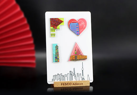 上海城市冰箱贴套装摆件定制