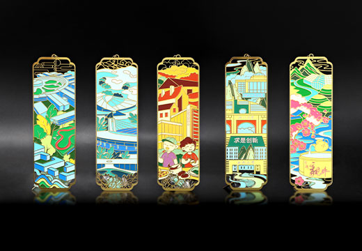 景点纪念品金属书签定制