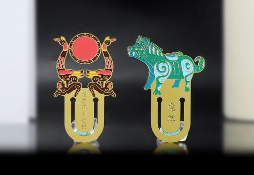 旅游纪念品金属书签套装定制