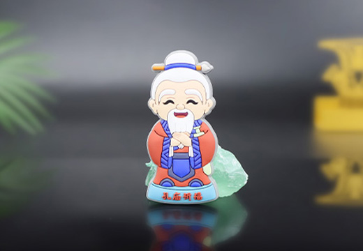 孔庙软胶磁吸冰箱贴定制