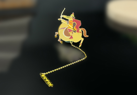 企业金属锌合金书签定制