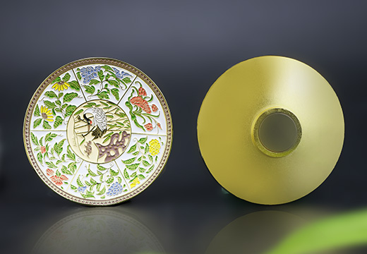 博物馆文创碗状金属冰箱贴定制