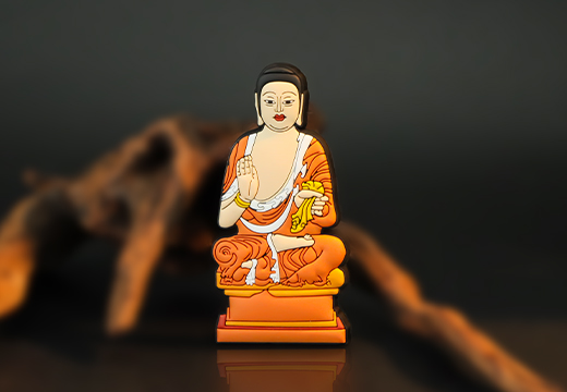 佛首软胶冰箱贴定制