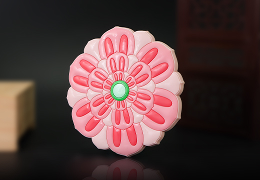 步步生莲冰箱贴定制