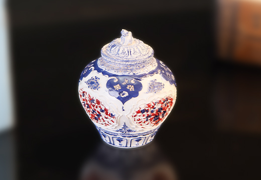 青花釉发光冰箱贴定制