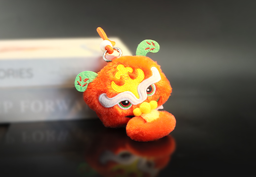 辅首毛绒公仔挂件冰箱贴定制