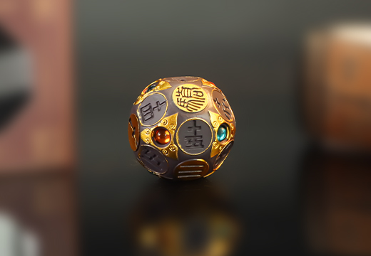 创意铜骰树脂冰箱贴定制