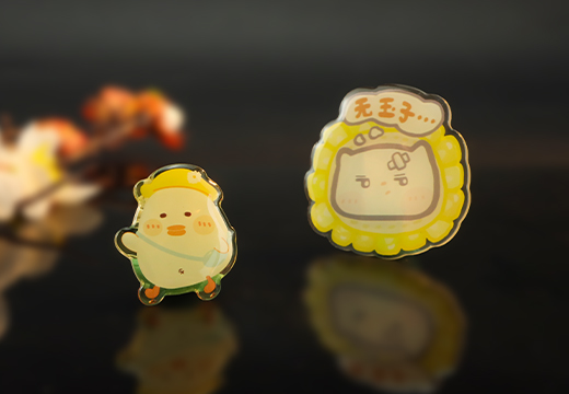 创意卡通亚克力徽章定制