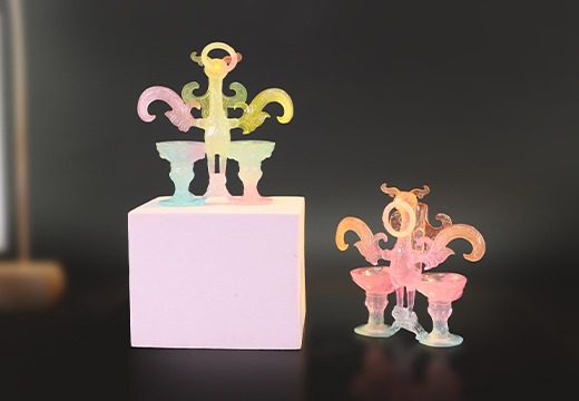 盲盒夜光树脂冰箱贴定制