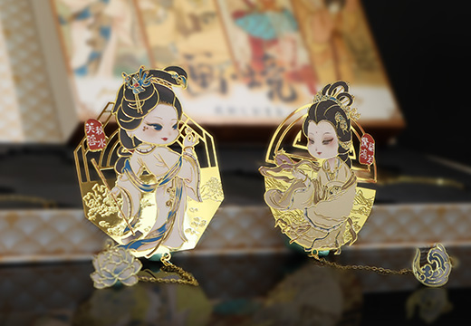 人物金属书签套装定制