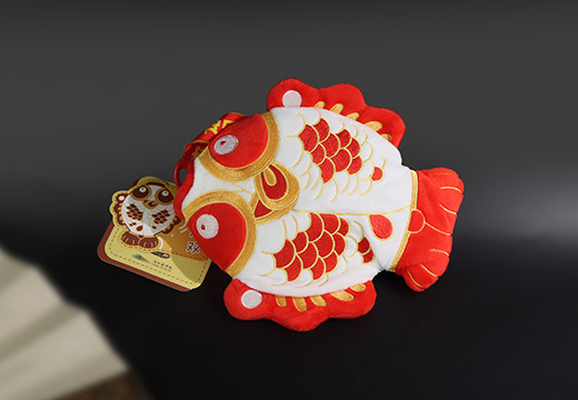 双鱼毛绒公仔挂件定制