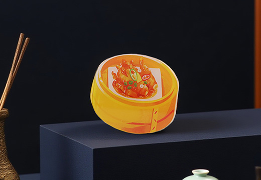 仿真食物亚克力钥匙扣定制