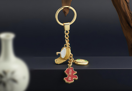 仿真食玩金属钥匙扣定制